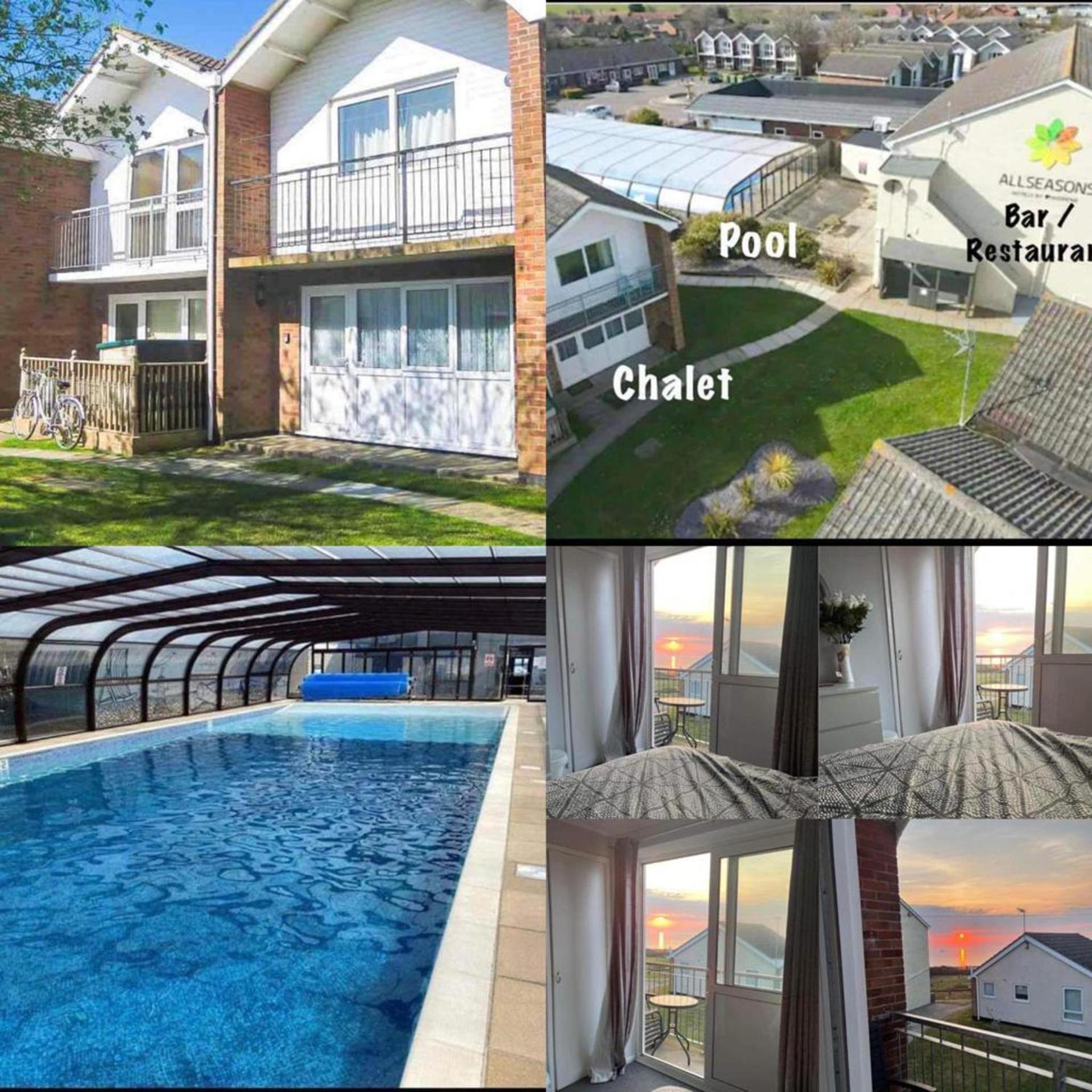 Sea View 3-bed Heated Pool Eat Bar Kids Park * Lowestoft